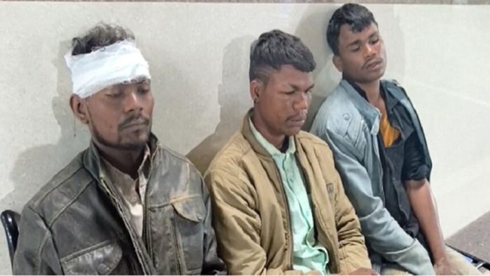 CG Crime: MP miscreants were looting people at night in Korba, villagers beat them up and handed them over to the police