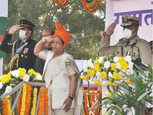 Republic Day 2023: Governor Uike hoisted the tricolor at the parade ground, took salute of the battalions...