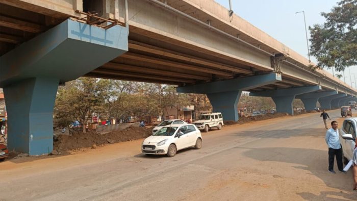 Bhilai breaking: Parking space will be developed under the Supela flyover, corporation commissioner saw the site with NH officials