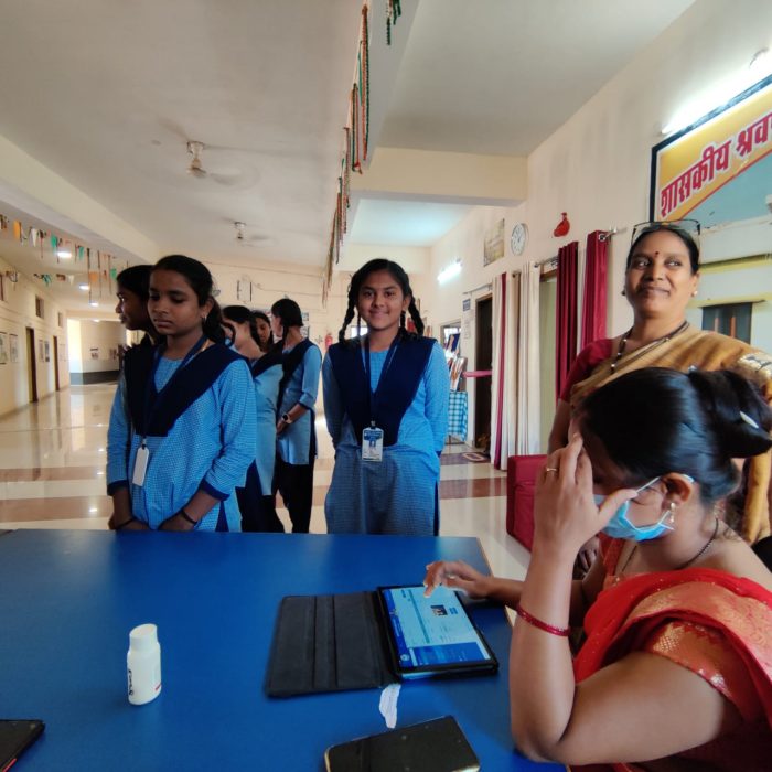 Free facility: Hearing impaired girl students got free facility of health checkup and treatment on campus
