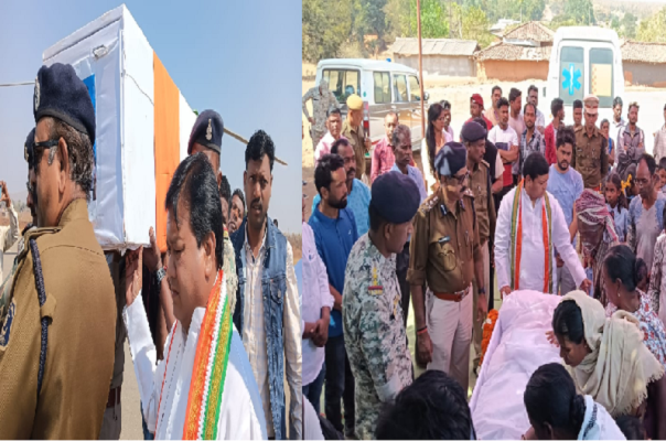 Martyr: The mortal body of the martyred soldier of CF reached home village, people with moist eyes gave the final farewell