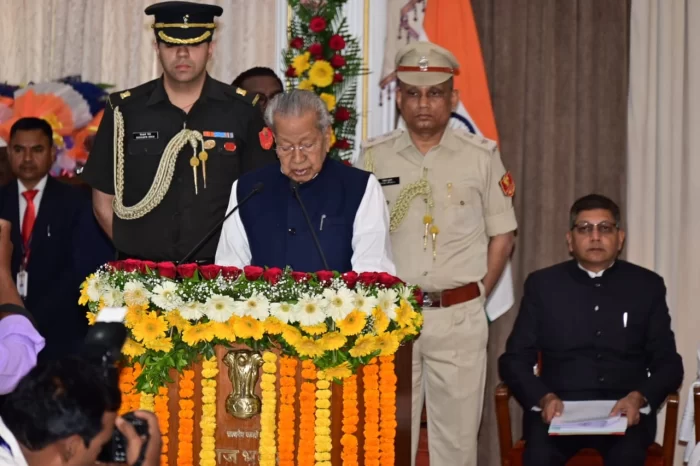 Sworn in as Governor: Vishwabhushan Harichandan took oath as the Governor of Chhattisgarh, Vishwabhushan Harichandan became the ninth Governor of Chhattisgarh..