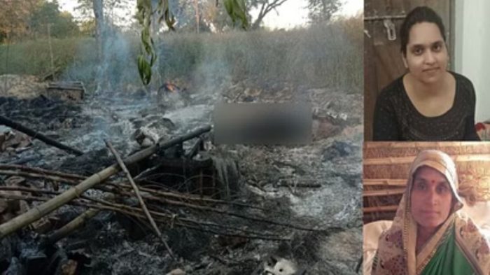 Encroachment: Mother-daughter burnt alive in front of officers who reached to remove encroachment from the land… know the whole matter