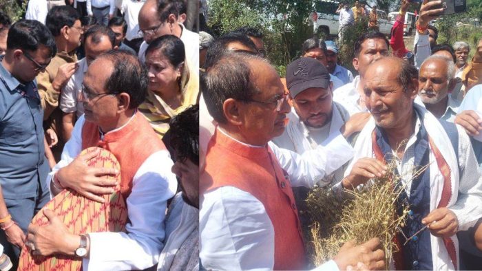 MP News: CM Shivraj meets farmers affected by hailstorm, loan recovery postponed, loan will be given at zero percent interest