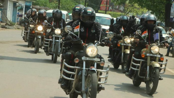 CRPF Raising Day: Women bikers from Delhi reach Chhattisgarh, will be involved in CRPF's foundation day parade