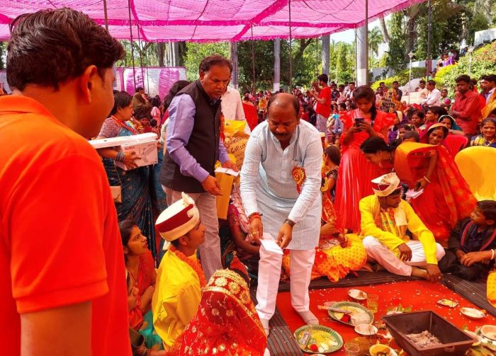 CMKVY 2023: 135 couples tied the knot in Manendragarh under Chief Minister Kanya Vivah Yojana