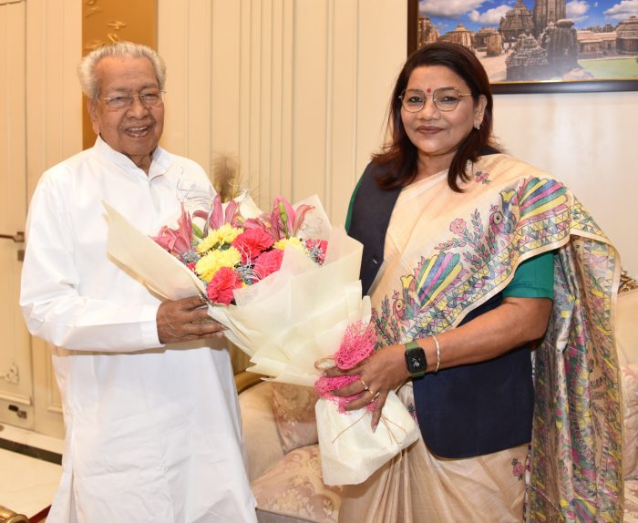 Courtesy Meeting: Union Minister of State met Governor Harichandan