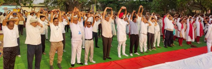 New Yoga Center : Free regular yoga practice center started in WRS Colony Raipur