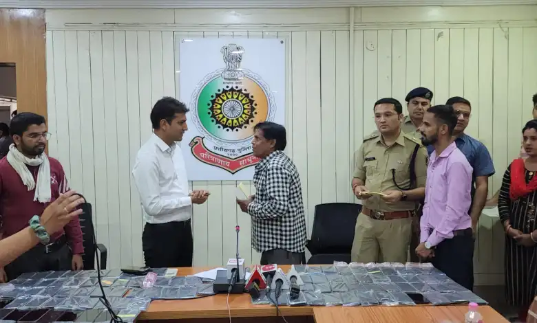 Anti Crime and Cyber Unit: 151 mobile phones recovered, returned to phone owners, police recovered mobiles worth Rs 40 lakh