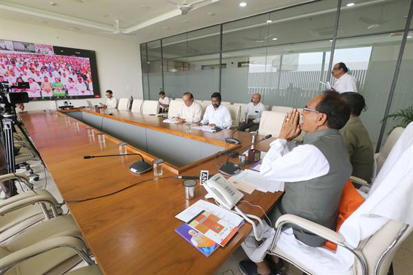 Virtual Ceremony: Virtually attended the mass marriage conference in Chief Minister Shivraj Khaknar