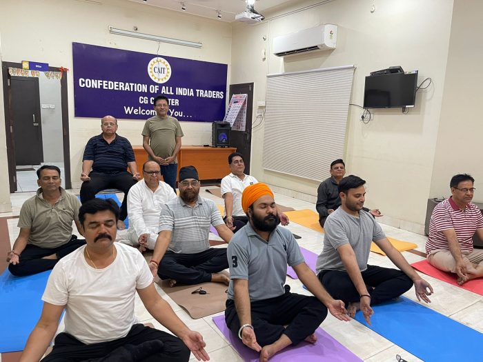 CG CAIT: Yoga camp organized in CAT's state office