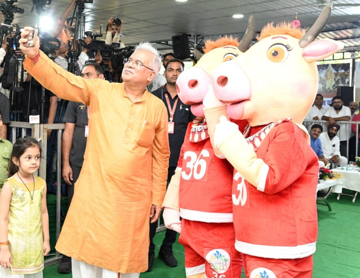Shubhankar Bachru : मुख्यमंत्री ने छत्तीसगढ़िया ओलम्पिक के शुभंकर बछरू को किया लाँच