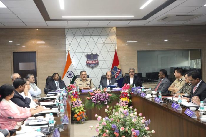 Coordination Meeting: Coordination meeting of police officers of border states of Chhattisgarh state held in Hyderabad