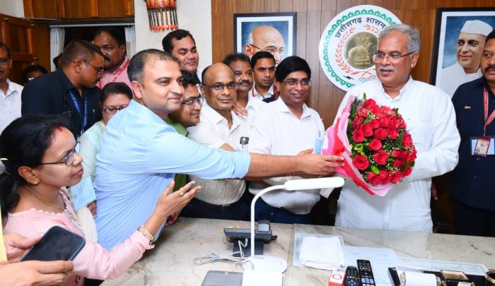 Expressed Gratitude: Chhattisgarh Public Relations Officer Association expressed gratitude to Chief Minister Bhupesh Baghel… Wave of happiness among officers and employees due to historic decision to increase DA and HRA