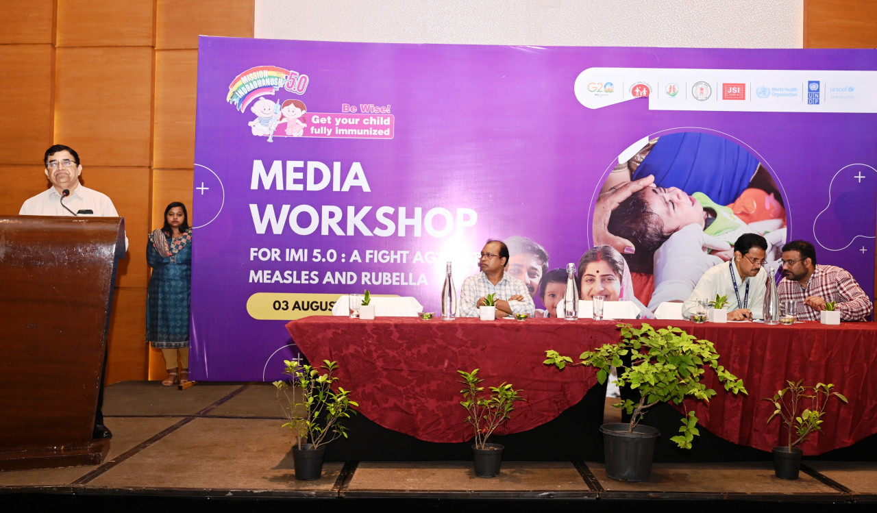 Media Workshop: Media workshop organized on Intensified Mission Indradhanush 5.0