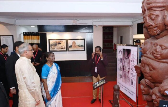 Archaeological Splendor: President Draupadi Murmu met with the archaeological splendor of Chhattisgarh... President visited Mahant Ghasidas Museum