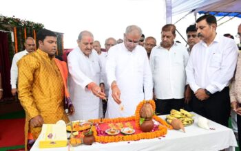 Nava Raipur: Traders happy with 'Commercial Hub'... Slogans of Jai Vyapar echoed... CM laid the foundation stone