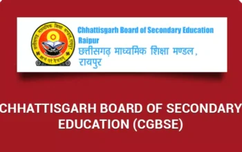 CGBSE: Dates for filling high school and higher secondary examination forms announced by Chhattisgarh Board of Secondary Education.