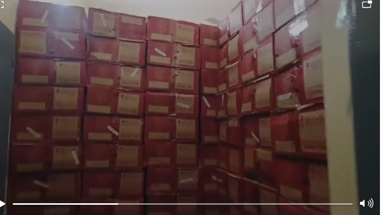 Chunavi Khabar: Big consignment of liquor…! English liquor worth Rs 1 crore seized before elections…see VIDEO