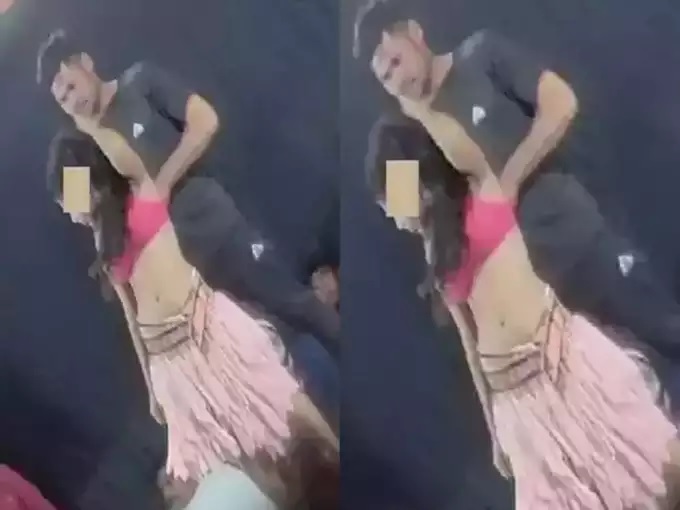 Nude Dance Video: Obscene dance in 'Mandai Mela'... Clothes removed from the girl's body... Watch VIDEO