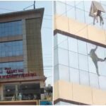 Sri Ananth Sai Hospital: Sad video surfaced from Raipur... Young man committed suicide by jumping from the third floor... Those with weak hearts should not watch it.