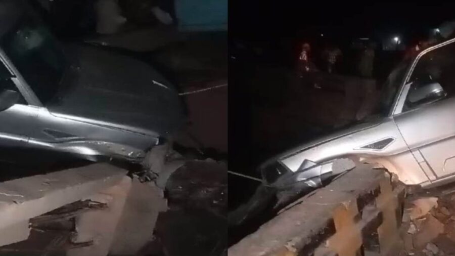 Car Accident: Big news…! MLA's car met with an accident late at night… see what happened next VIDEO