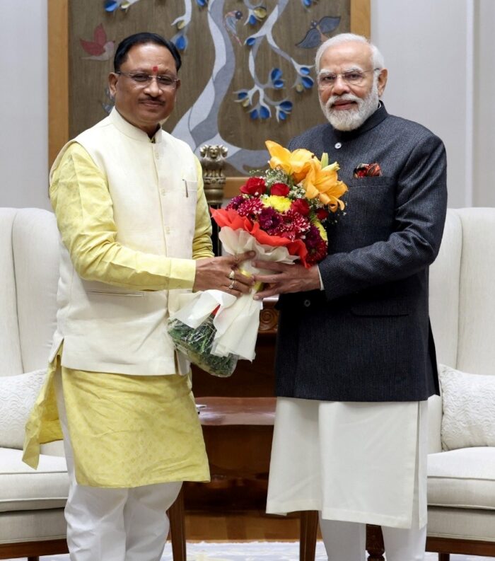 PM & CG CM Discuss in Detail: Chief Minister Vishnu Dev Sai paid courtesy call on Prime Minister Narendra Modi