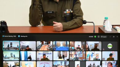 Virtual Meeting: DGP Ashok Juneja took a virtual meeting of Inspectors General of Police and Superintendents of Police