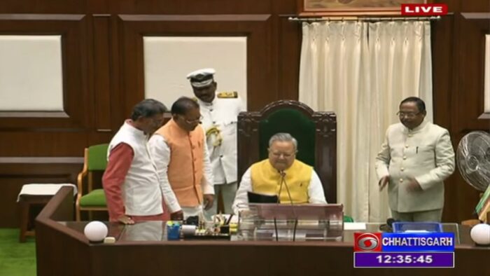 BIG BREAKING: Dr. Raman Singh was unanimously made the Speaker of the Assembly.