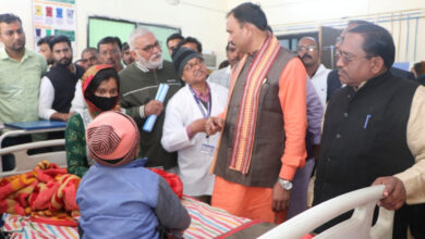 Inspected the Hospital: Health and Family Welfare, Medical Education Minister Jaiswal inspected the district hospital