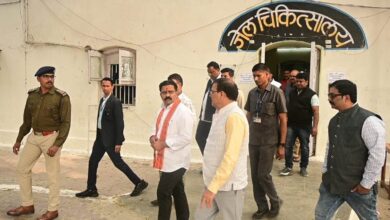 Surprise Inspection: Deputy Chief Minister and Home Minister Vijay Sharma conducted surprise inspection of Central Jail Raipur.