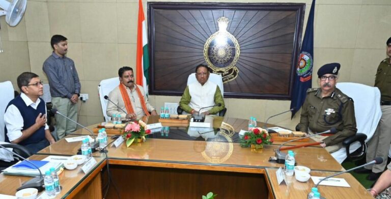 Home Department Review Meeting: Review meeting of Home Department started under the chairmanship of Chief Minister Vishnu Dev Sai.