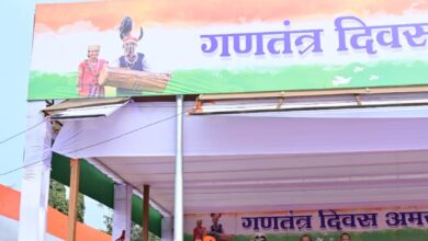 75th Republic Day: Chief Minister Sai hoisted the flag at Bastar district headquarters Jagdalpur on the auspicious occasion of 75th Republic Day.