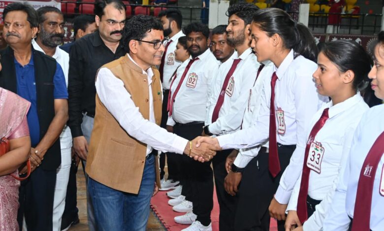 National Taekwondo: Sports and Youth Welfare Minister Tankram Verma today inaugurated National Taekwondo at Sardar Balbir Singh Juneja Indoor Stadium in the capital Raipur.