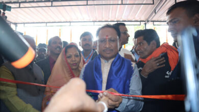 CM Camp Office: Chief Minister Vishnu Dev Sai inaugurated the Chief Minister Camp Office of Home Village Bagiya.