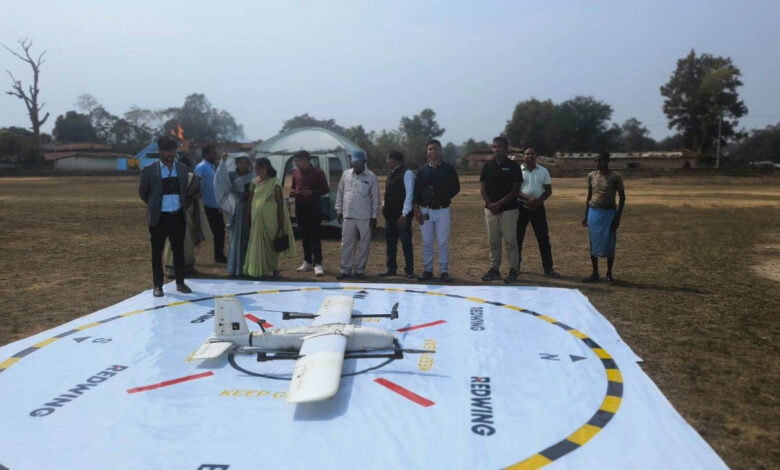 CG Health Service Delivery: Use of drones started in health service delivery of Chhattisgarh.