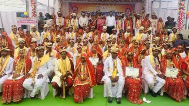 CM Kanya Vivah Yojana: The dream of marriage of daughters of poor families is coming true...185 couples tied the knot with the chanting of Vedic mantras.