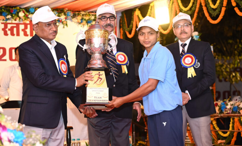 CG Police Sports Competition: Chief Minister Vishnu Dev Sai attended the closing ceremony of Chhattisgarh Police State Level Sports Competition.
