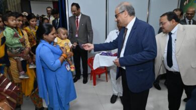 Chief Justice Ramesh Sinha: Inauguration of new hospital room and children's swing in the extension building of Chhattisgarh High Court, Bilaspur by Chief Justice Ramesh Sinha.