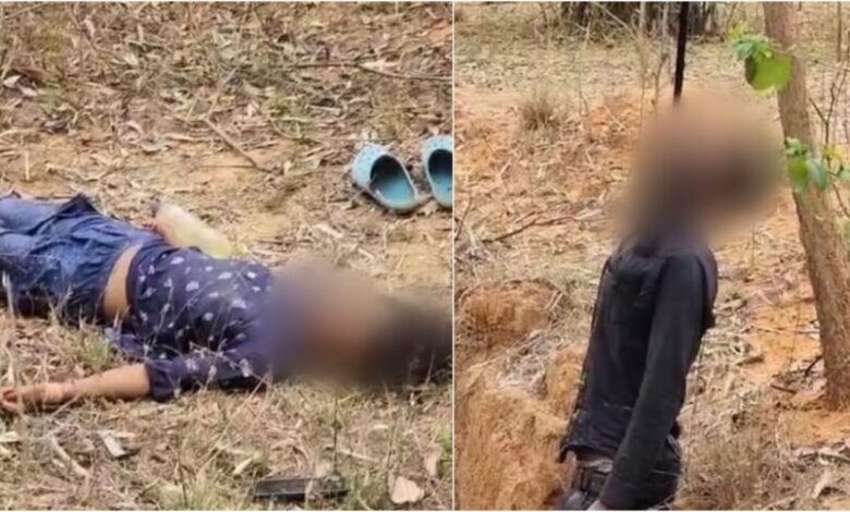 CG CRIME NEWS: Murder of girlfriend and boyfriend, dead body of young man found hanging on a tree, girl's throat found slit, sensation spread in the area.