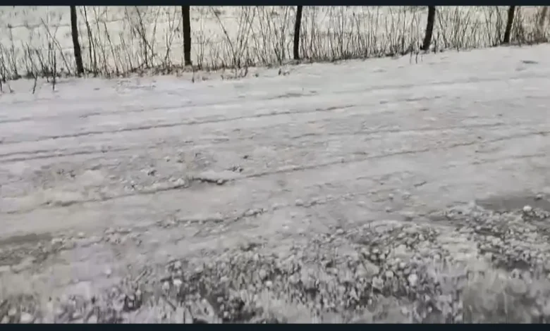 Weather Change in CG: Weather patterns changed in Chhattisgarh…! After the storm-rain with warning of heavy rain, now hailstorm fell heavily… watch VIDEO