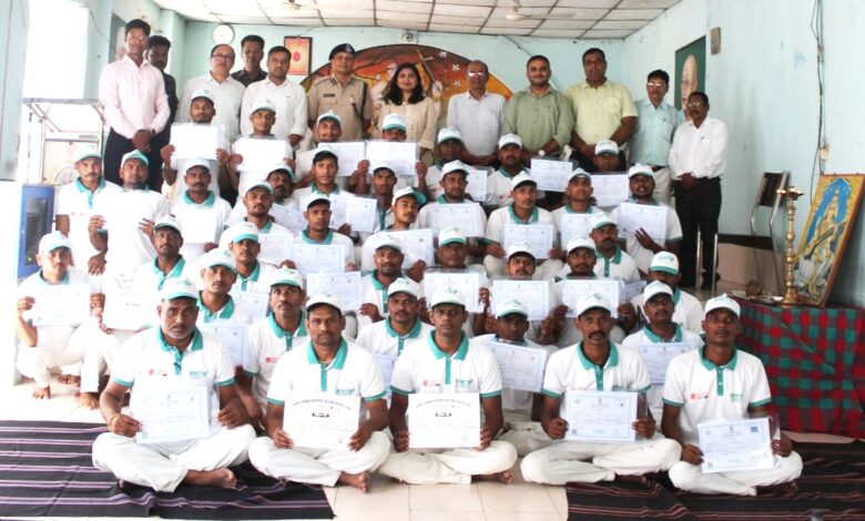 Central Jail Raipur : CCTV installation training program for prisoners in Central Jail Raipur