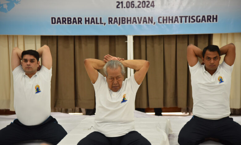 10th International Yoga Day: Yoga has now become a part of global culture...Governor participated in the yoga camp organized at Raj Bhavan