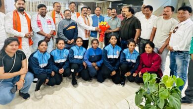 CM Vishnu: Chief Minister Vishnudev Sai met Chhattisgarh junior power lifters in New Delhi, encouraged the players