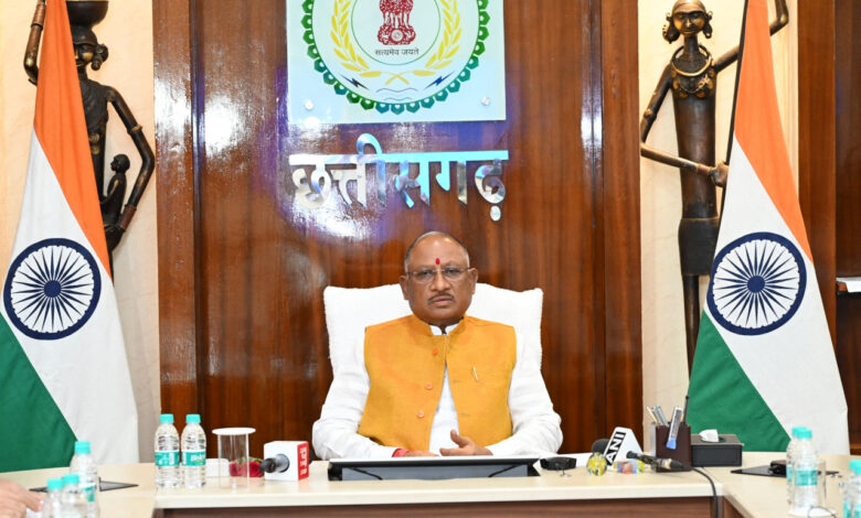 CG Govt. : Chief Minister Vishnu Dev Sai is reviewing the work of the Education Department in his residential office today