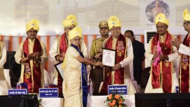 Sixth Convocation: Governor Vishwa Bhushan Harichandan and Chief Minister Vishnu Dev Sai attended the sixth convocation of Pandit Sundarlal Sharma Open University