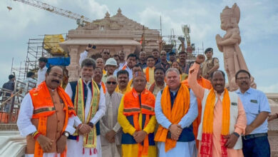 Sai Cabinet in Ayodhya: Slogans echoed in Ram temple, Chhattisgarh's nephew Ram, Jai Shri Ram, Jai Shri Ram