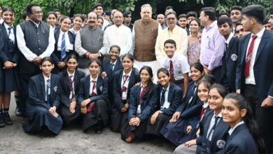 Courtesy Meet: Students of Royal Kids Convent School met Chief Minister Vishnu Dev Sai in the Assembly