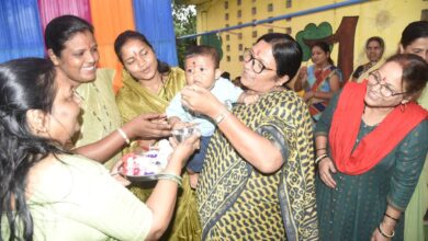 Sakhi One Stop Centre: Union Minister of State Savitri Thakur inspected Anganwadi centres and Sakhi One Stop Centre during her visit to Surguja