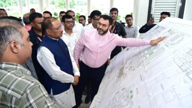 New CM House: Chief Minister Vishnu Dev Sai inspected the newly constructed Chief Minister's residence in Nava Raipur